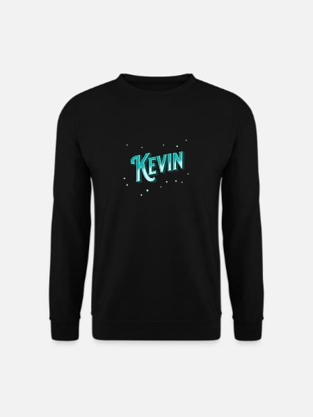 Kevin's name personalized - Unisex Sweatshirt - black