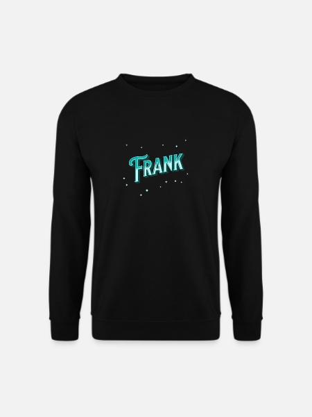 Frank name personalized - Unisex Sweatshirt - black