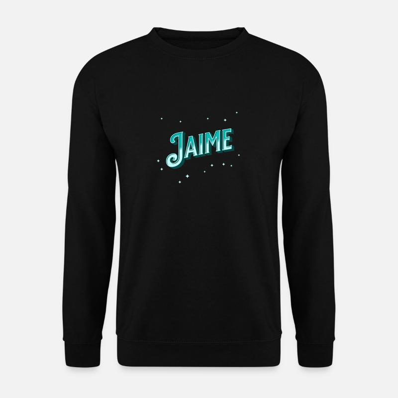Jaime name personalized - Unisex Sweatshirt - black