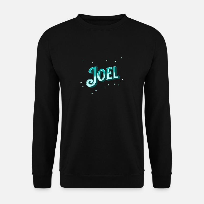Joel name personalized - Unisex Sweatshirt - black