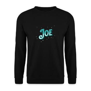Joe nom personnalisé - Sweat-shirt Unisexe - noir - Devant - Alina (178cm) & Michal (187cm)