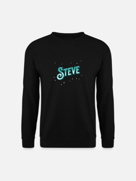 Steve name personalized - Unisex Sweatshirt - black