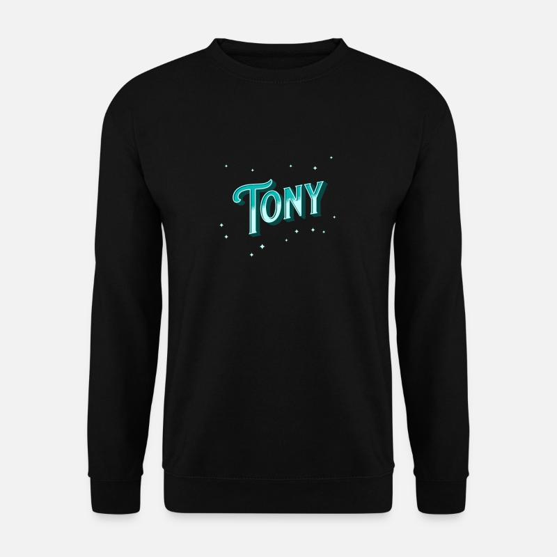 Tony name personalized - Unisex Sweatshirt - black