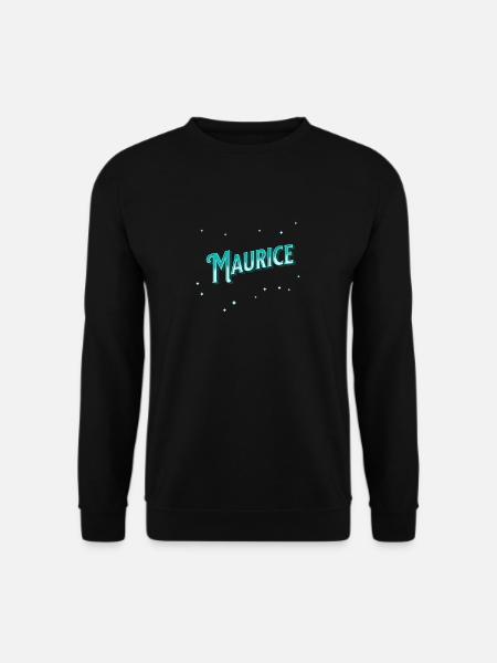 Maurice's name personalized - Unisex Sweatshirt - black