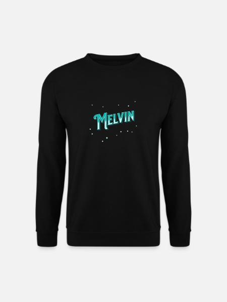 Melvin's name personalized - Unisex Sweatshirt - black
