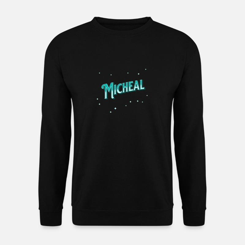 Micheal name personalized - Unisex Sweatshirt - black