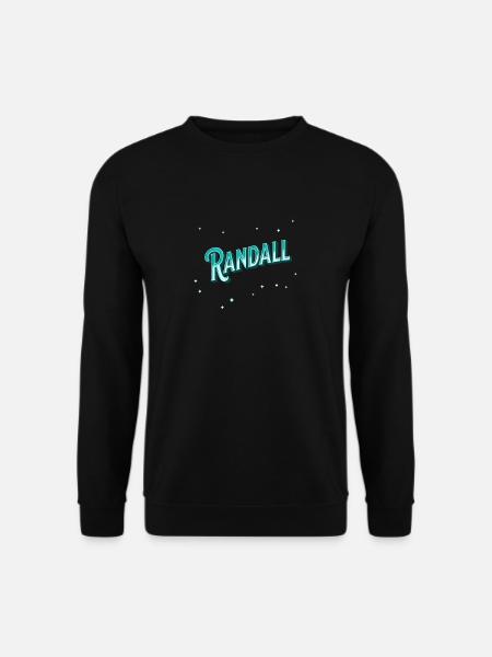 Randall's name personalized - Unisex Sweatshirt - black