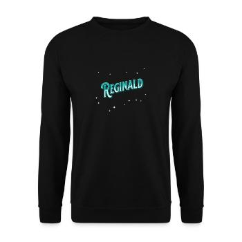 Reginald Nom Personnalisé - Sweat-shirt Unisexe - noir - Devant - Alina (178cm) & Michal (187cm)