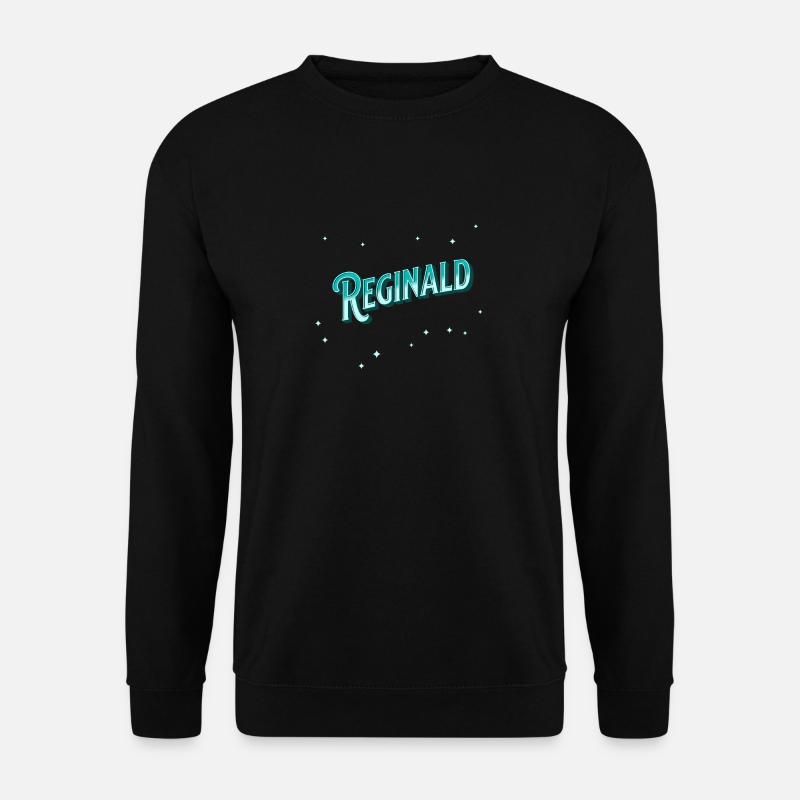 Reginald Namen personalisiert - Unisex Pullover - Schwarz