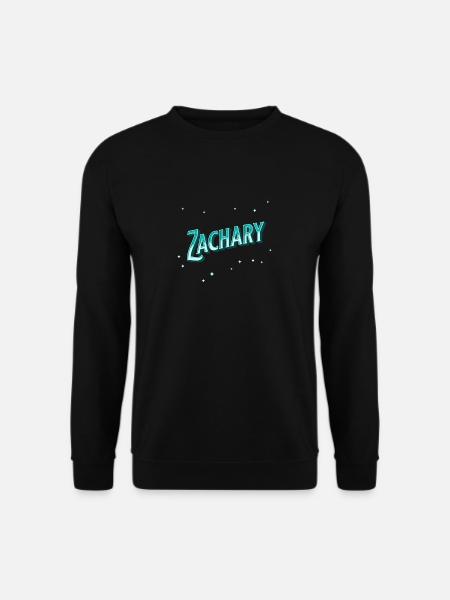 Zachary name personalized - Unisex Sweatshirt - black