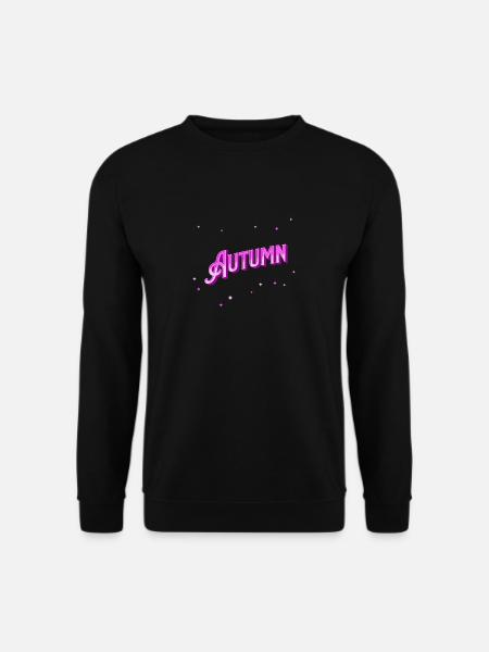 Autumn Namen personalisiert - Unisex Pullover - Schwarz