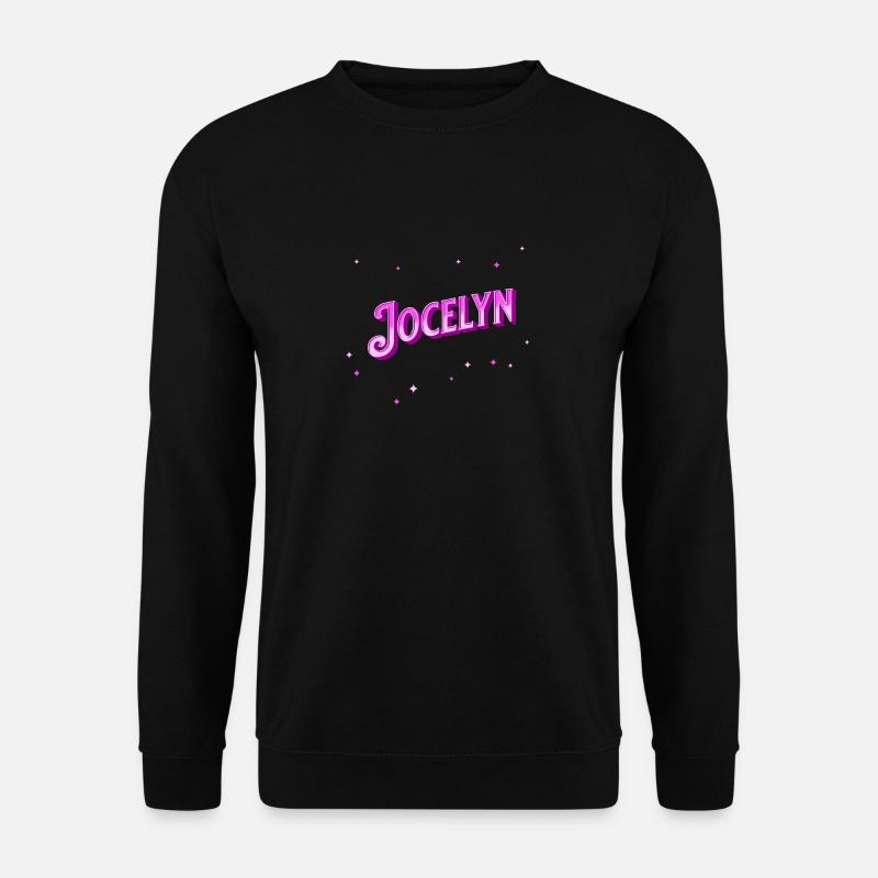 Jocelyn name personalized - Unisex Sweatshirt - black