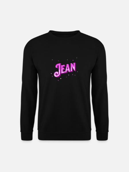 Jean name personalized - Unisex Sweatshirt - black