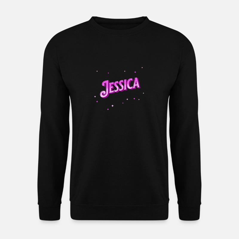 Jessica Namen personalisiert - Unisex Pullover - Schwarz