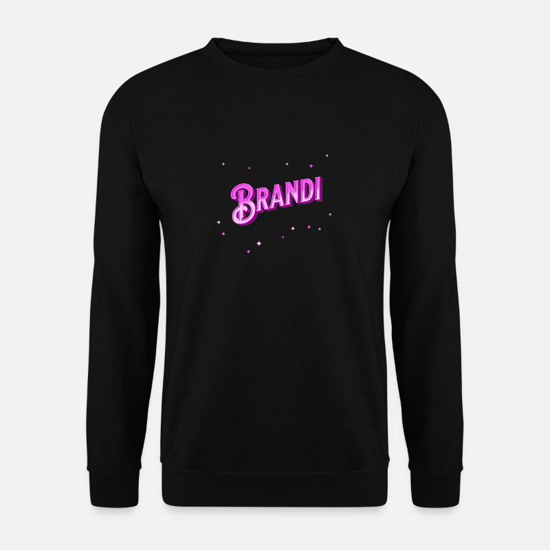 Brandi name personalized - Unisex Sweatshirt - black
