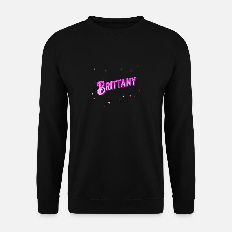 Brittany name personalized - Unisex Sweatshirt - black
