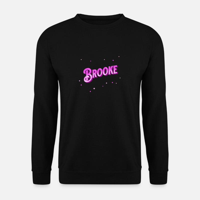 Brooke name personalized - Unisex Sweatshirt - black