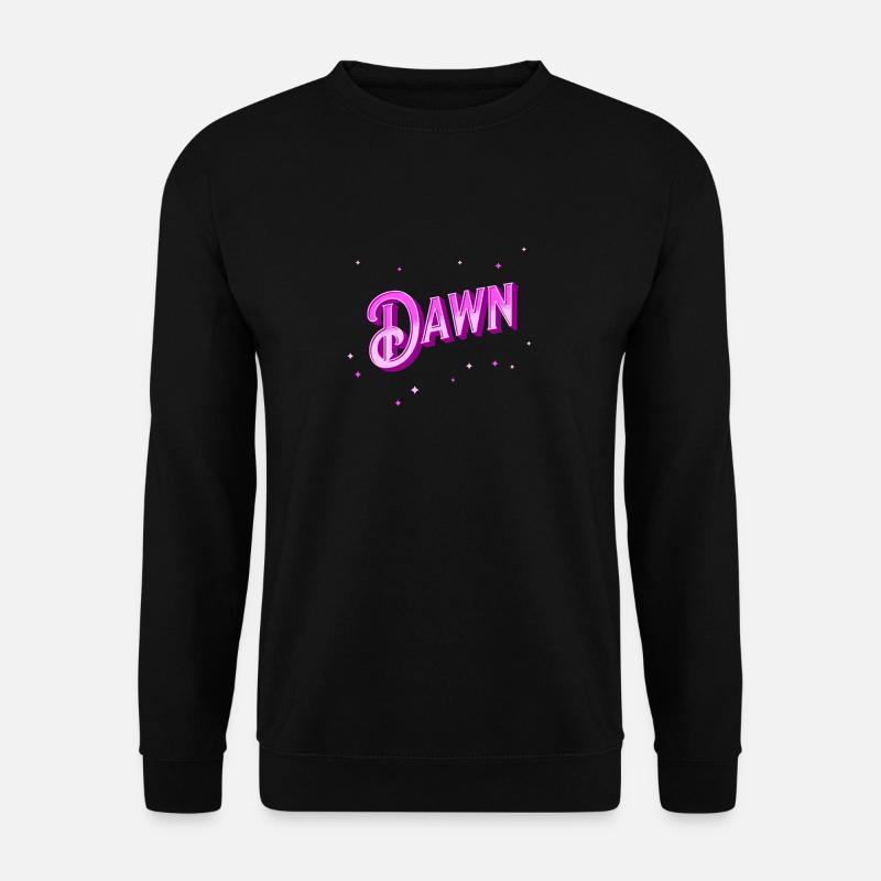 Dawn name personalized - Unisex Sweatshirt - black