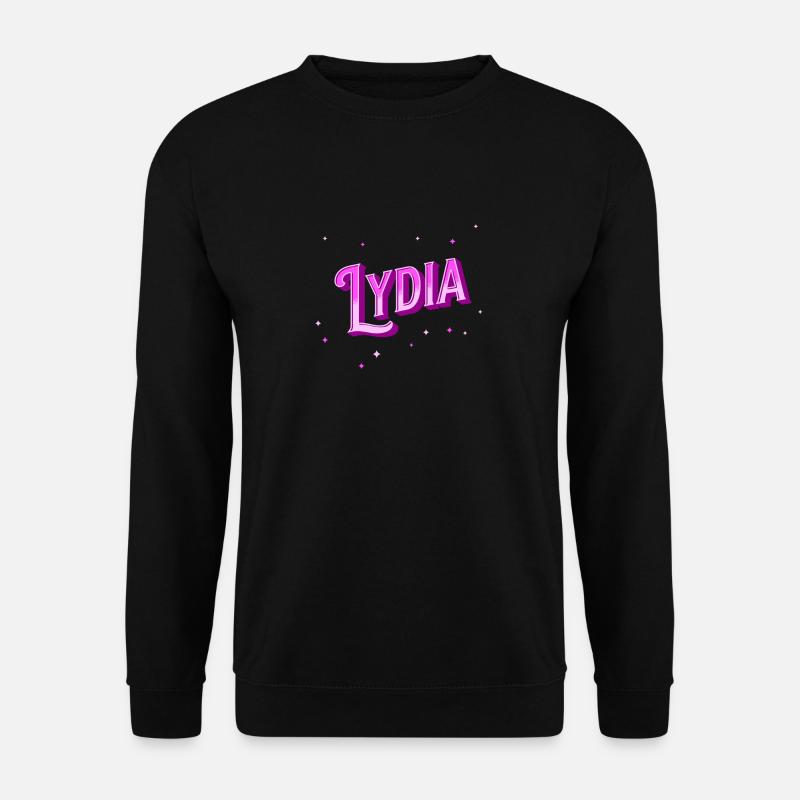 Lydia name personalized - Unisex Sweatshirt - black