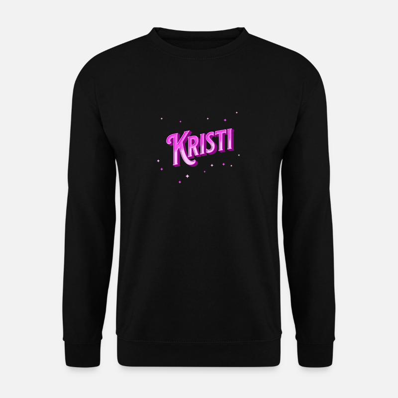 Kristi's name personalized - Unisex Sweatshirt - black