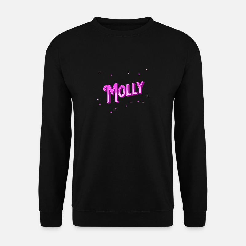 Molly name personalized - Unisex Sweatshirt - black