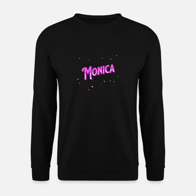 Monica name personalized - Unisex Sweatshirt - black