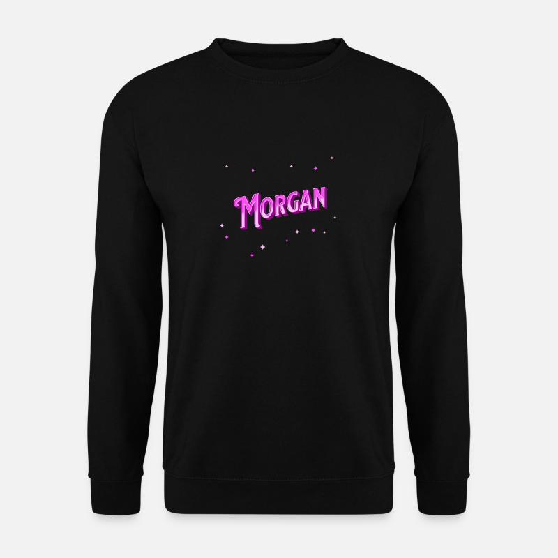 Morgan name personalized - Unisex Sweatshirt - black