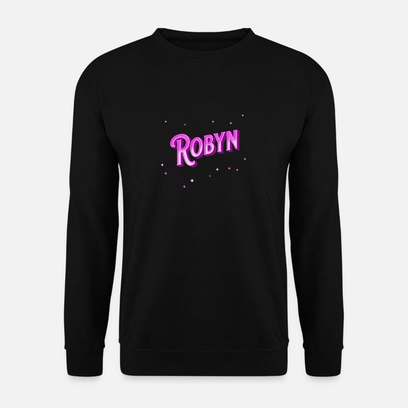 Robyn name personalized - Unisex Sweatshirt - black
