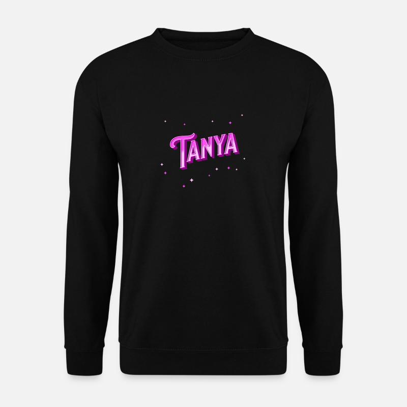 Tanya name personalized - Unisex Sweatshirt - black