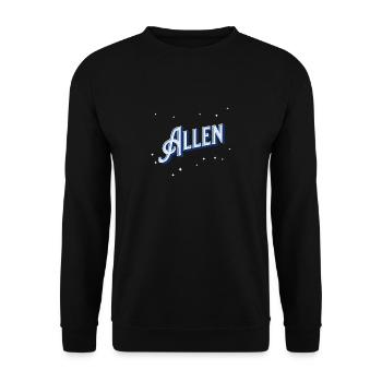 Personnalisé pour tous les noms - Sweat-shirt Unisexe - noir - Devant - Alina (178cm) & Michal (187cm)
