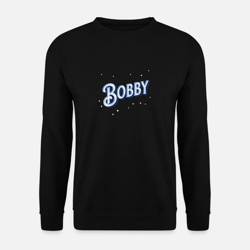 Bobby Namen personalisiert - Unisex Pullover - Schwarz