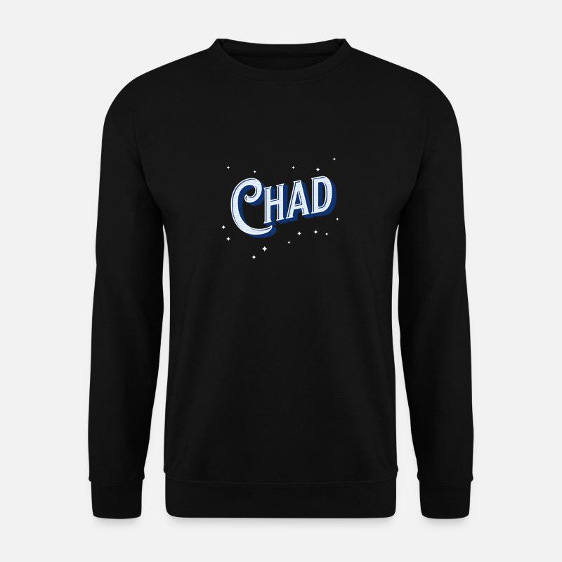 Chad name personalized - Unisex Sweatshirt - black