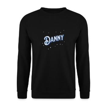 Nom de Danny personnalisé - Sweat-shirt Unisexe - noir - Devant - Alina (178cm) & Michal (187cm)