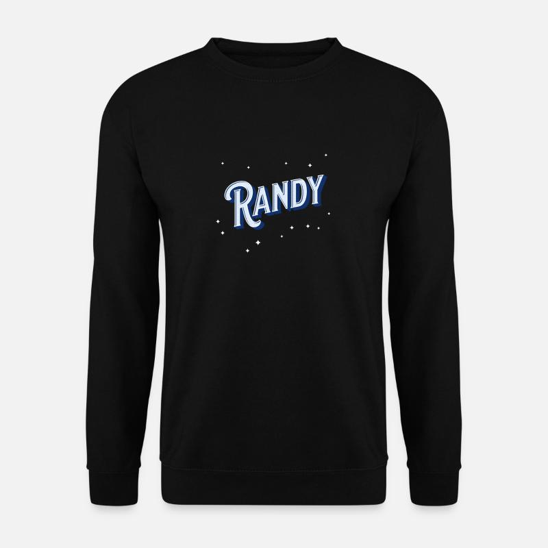 Randy's name personalized - Unisex Sweatshirt - black