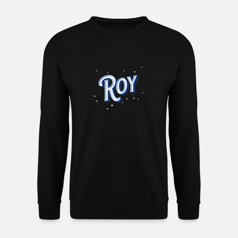 Roy name personalized - Unisex Sweatshirt - black