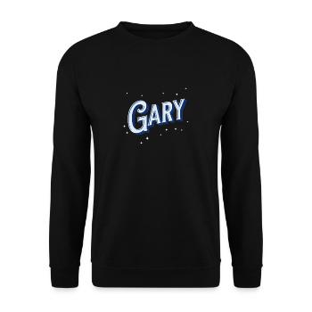 Le nom de Gary personnalisé - Sweat-shirt Unisexe - noir - Devant - Alina (178cm) & Michal (187cm)