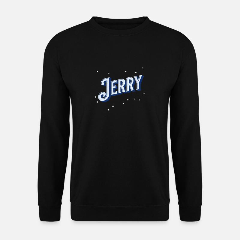 Jerry Namen personalisiert - Unisex Pullover - Schwarz