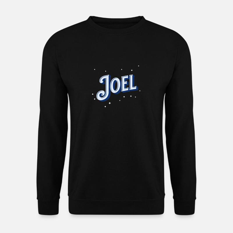 Joel name personalized - Unisex Sweatshirt - black