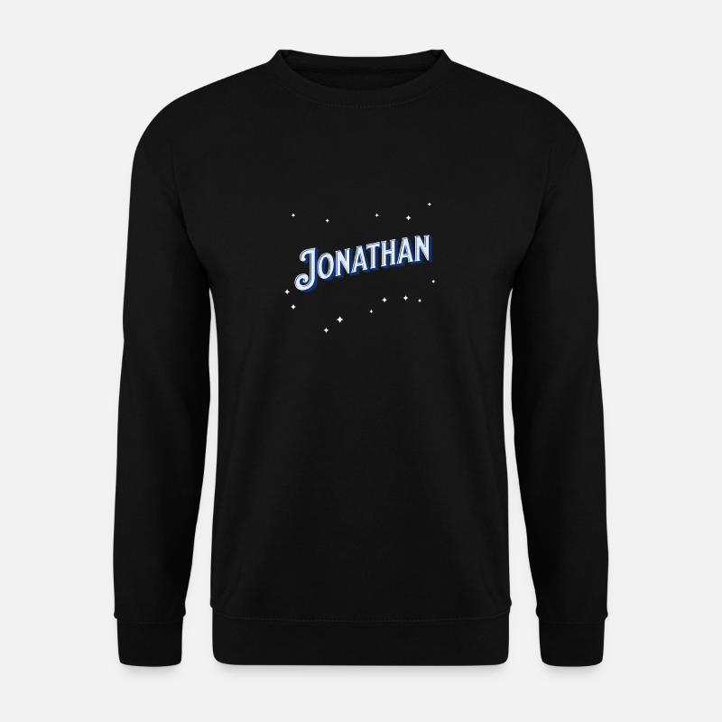 Jonathan name personalized - Unisex Sweatshirt - black