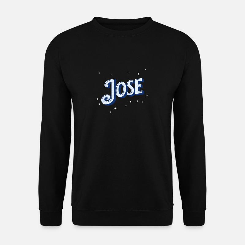 Jose's name personalized - Unisex Sweatshirt - black