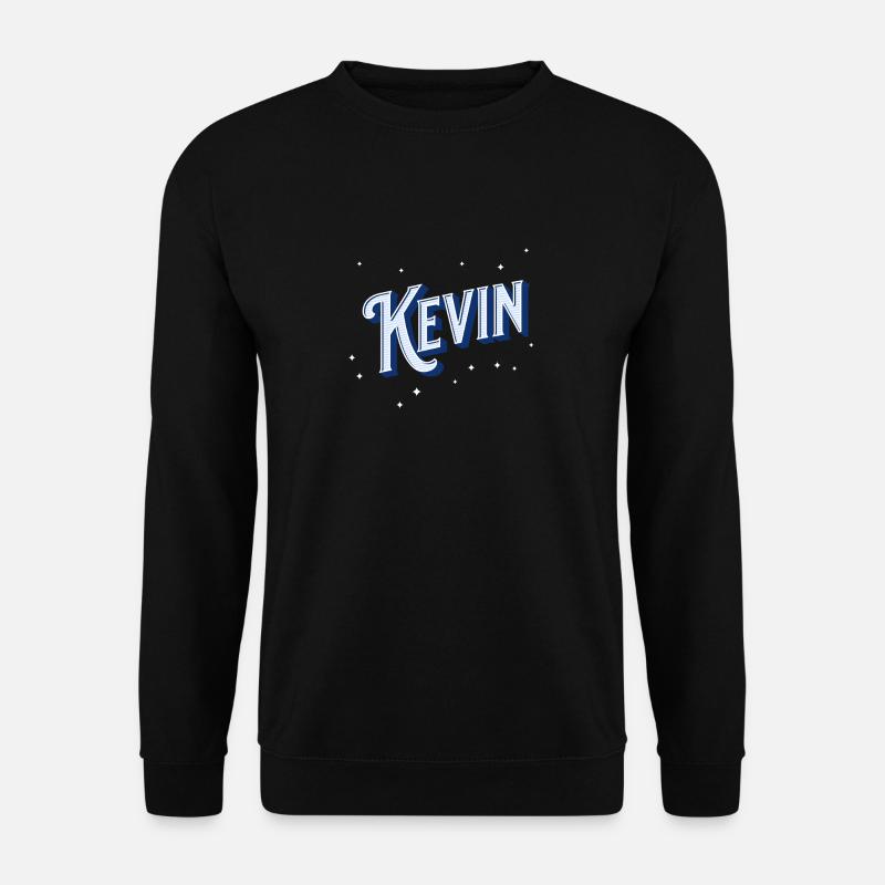 Kevin's name personalized - Unisex Sweatshirt - black