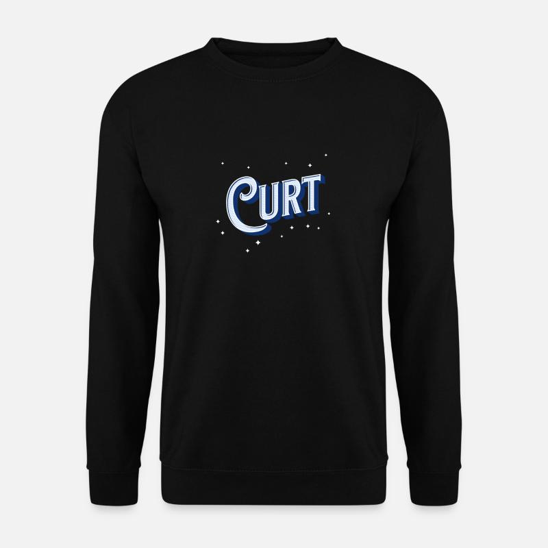 Curt Namen personalisiert - Unisex Pullover - Schwarz