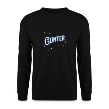 Günter Namen personnalisé - Sweat-shirt Unisexe - noir - Devant - Alina (178cm) & Michal (187cm)