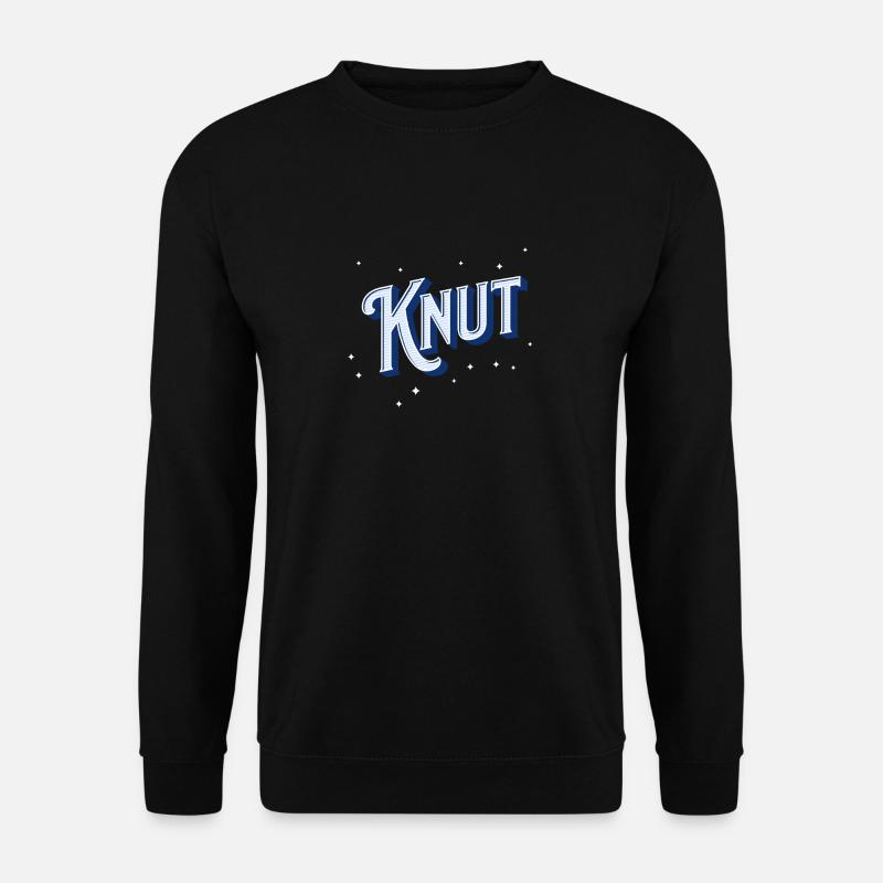 Knut name personalized - Unisex Sweatshirt - black
