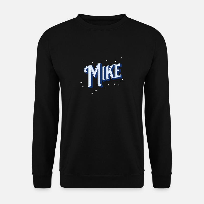 Mike name personalized - Unisex Sweatshirt - black