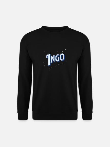 Ingo name personalized - Unisex Sweatshirt - black