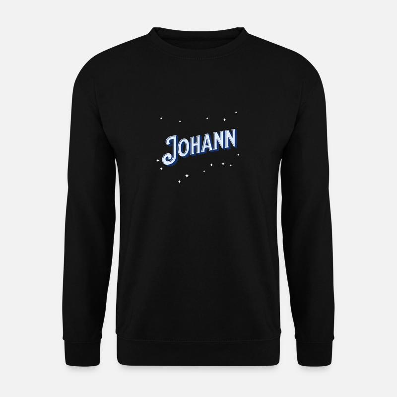 Johann Namen personalisiert - Unisex Pullover - Schwarz