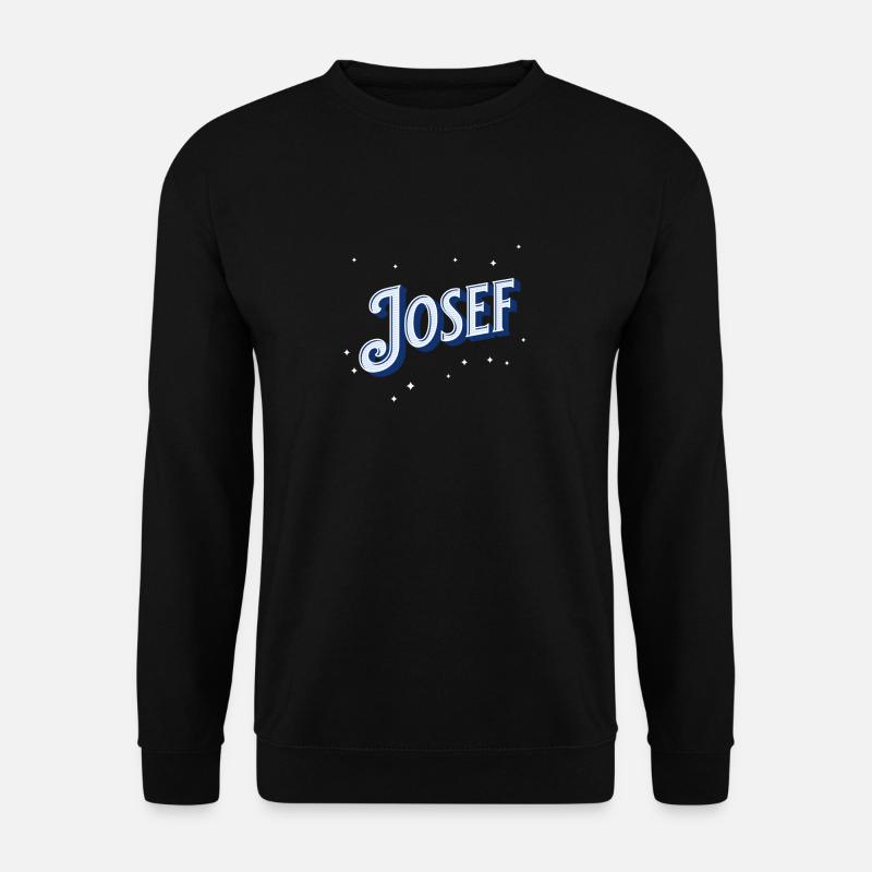 Josef Namen personalisiert - Unisex Pullover - Schwarz