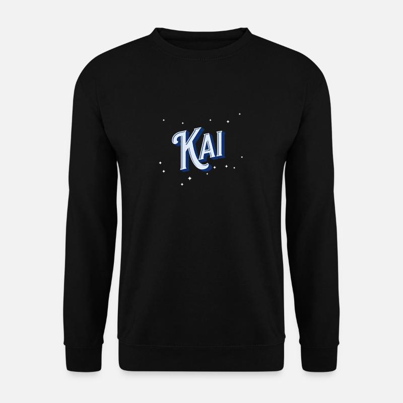 Kai name personalized - Unisex Sweatshirt - black