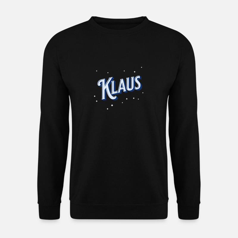 Klaus Namen personalisiert - Unisex Pullover - Schwarz